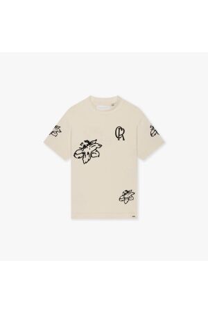 Croyez Homme Croyez Homme flower t-shirt cr1-fw25-19 Print T-shirts 2101 off-white