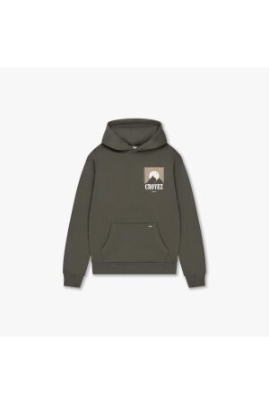 Croyez Homme Croyez Homme slopes hoodie cr1-fw25-41 Hoodies 2401 dusty olive