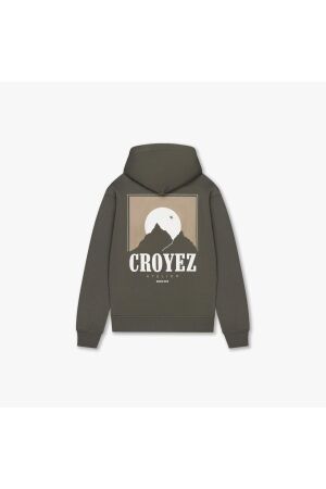 Croyez Homme Croyez Homme slopes hoodie cr1-fw25-41 Hoodies 2401 dusty olive