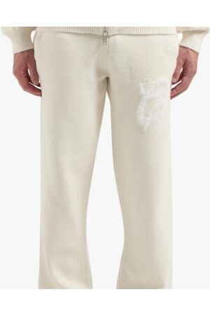 Croyez Homme Croyez Homme fluffy essence knit sweatpants cr2-fw25-09 Trainingsbroeken 2102 cream