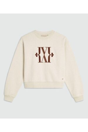 Josh V Josh V ebah jv-2508-0801 Sweater 445 light ecru melange