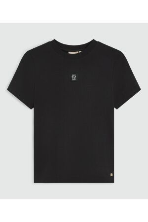 Josh V Josh V dorie label jv-2509-0003 T-shirt Korte mouw 300 black