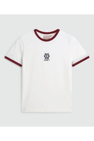 Josh V Josh V loren jv-2510-0001 T-shirt Korte mouw 033 off white