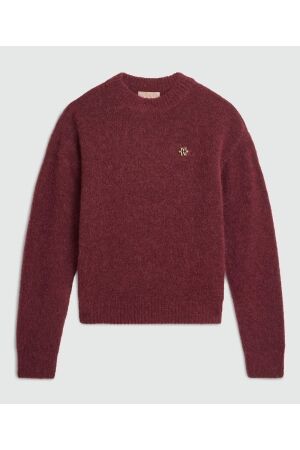 Josh V Josh V fresia jv-2510-0206 Sweater 540 berry red melange