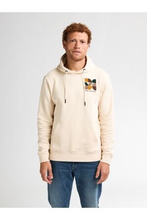 Petrol Petrol sweater hooded print m-3050-swh308 Hoodies 1108 raw sand
