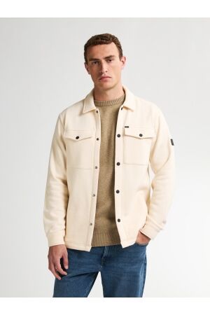 Petrol Petrol sweater collar m-3050-swc341 Overshirt 1108 raw sand