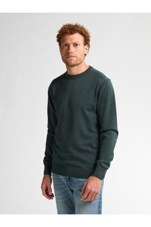 Petrol Petrol knitwear round neck basic m-ros-kwr201 Trui 6089 bottle