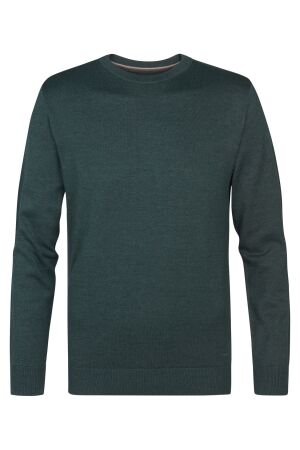 Petrol Petrol knitwear round neck basic m-ros-kwr201 Trui 6089 bottle