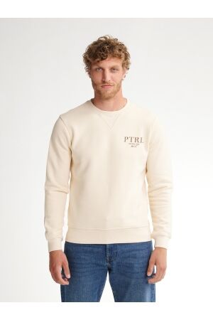 Petrol Petrol sweater round neck m-3050-swr347 Sweater 1108 raw sand