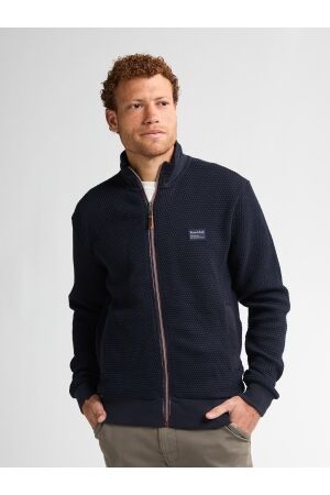 Petrol Petrol sweater collar zip m-3050-swc343 Vest 5092 royal navy