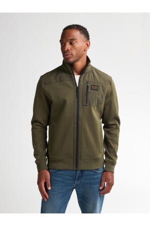Petrol Petrol sweater collar zip m-3050-swc323 Vest 6088 army green