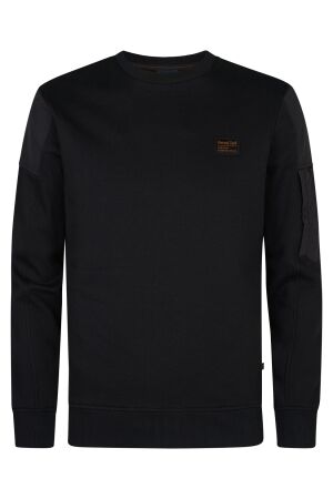 Petrol Petrol sweater round neck m-3050-swr322 Sweater 9111 deep black