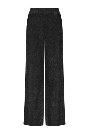 Tramontana Tramontana wide-leg trousers sparkles  c49-18-101 Broek 009000-black