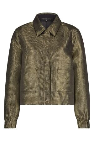 Tramontana Tramontana tailored lurex jacket  c52-18-801 Jackets 008100-gold