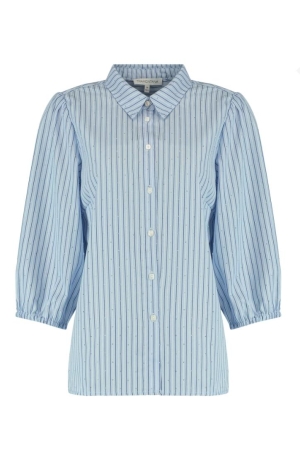 Tramontana Tramontana striped blouse rhinestones c32-16-301 flash Blouse 005045-skyblue