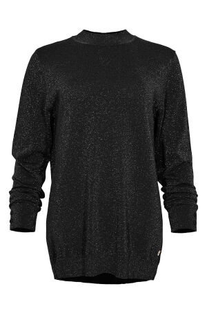 Maicazz Maicazz road wi25.70.212 T-shirt Lange mouw black lurex