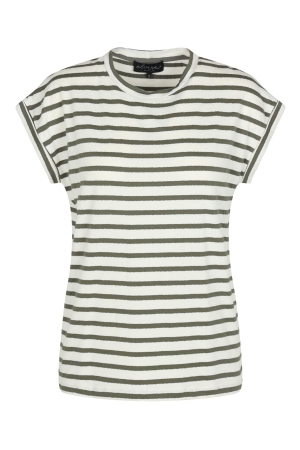 Elvira Casuals Elvira Casuals top saar e3 25-007 Tops en Singlets 140 green stripe