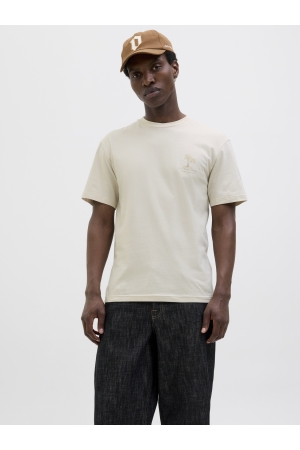 Jack & Jones Jack & Jones jjsummer vibes tee ss crew neck ln T-shirts moonbeam