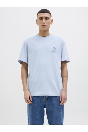 Jack & Jones Jack & Jones jjsummer vibes tee ss crew neck ln T-shirts chambray blue