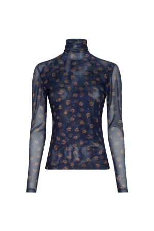 MSCH Copenhagen MSCH Copenhagen mschginie illenora ls top aop 19523 T-shirt Lange mouw mari blue flwr