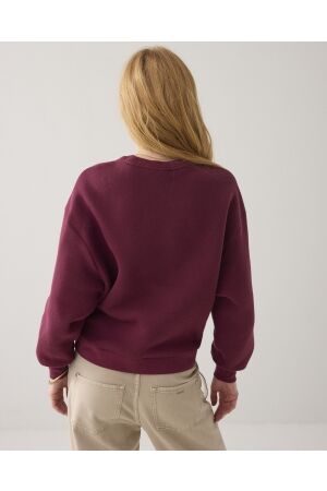 SUMMUM SUMMUM jersey soft sweat 3s5212-30413 Sweater 558 merlot