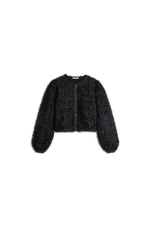 SUMMUM SUMMUM jacket 3d flowerfluffy 2s3365-12322 Jackets 990 black