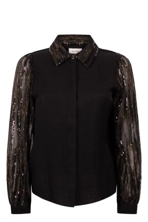 Aaiko Aaiko pillar paillette pes 522 Blouse 900 black 900 BLACK