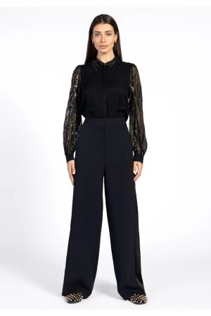 Aaiko Aaiko pillar paillette pes 522 Blouse 900 black