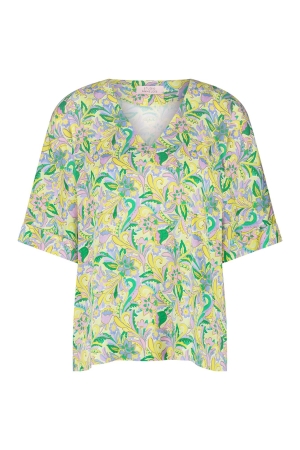 Studio Anneloes Studio Anneloes patty pastel v neck top 12851 T-shirt Korte mouw 9997 multi color