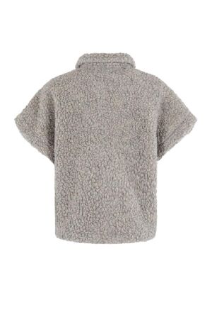 Moscow Moscow 89-11-pelle Gilets 131-1 light grey melange solid