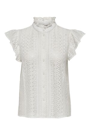 Only Only onlgabina cap sleeve top wvn T-shirts cloud dancer