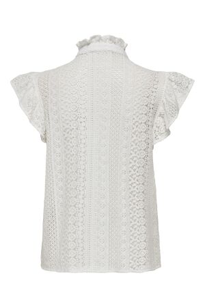 Only Only onlgabina cap sleeve top wvn T-shirts cloud dancer