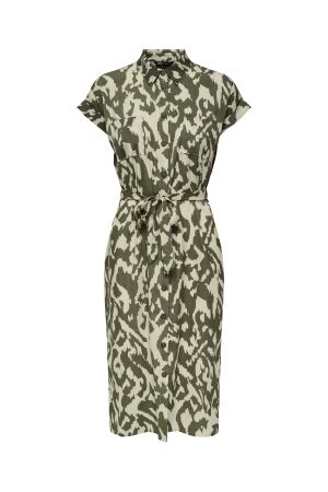 Only Only onlhannover s/s shirt dress noos wvn 15191953 Zomerjurkjes tarmac pumice stone graphic
