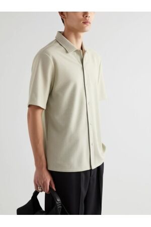  Supply&Co Supply&Co skip waffle sweat shirt ss Blouse 190 pebble
