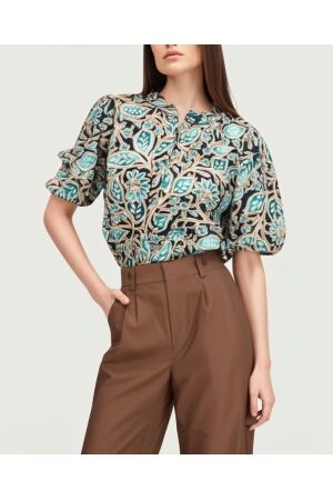 Elvira Casuals Elvira Casuals blouse farah e2 25-034 Blouse 1010 morocco