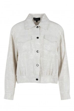Elvira Casuals Elvira Casuals jacket jayda e2 25-041 Jackets 1012 silk ecru