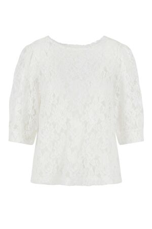 Elvira Casuals Elvira Casuals top sarah e2 25-047 T-shirt Korte mouw 15 off white