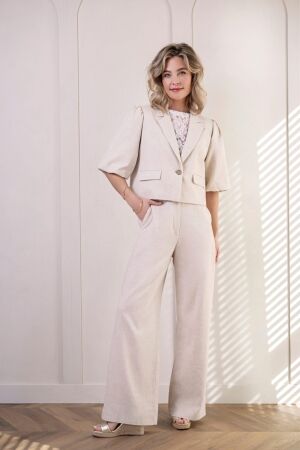 Elvira Casuals Elvira Casuals blazer lynn e2 25-050 Blazers 452 beige