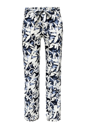 Elvira Casuals Elvira Casuals trouser cleo e2 25-070 Broek 1018 travel leaves
