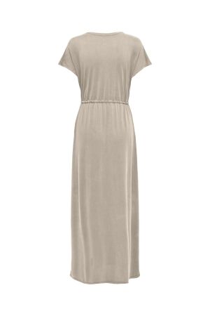 Only Only onlhannah s/s long dress jrs Jurken feather gray