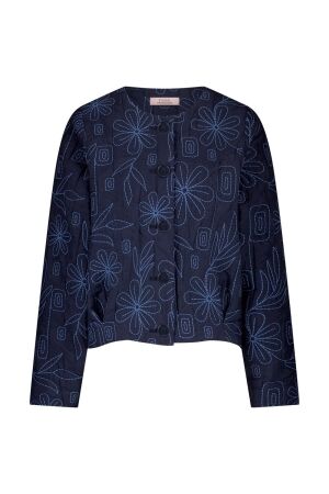 Studio Anneloes Studio Anneloes fien padded jacket 12379 Jackets 6901 dark blue/shirt blue