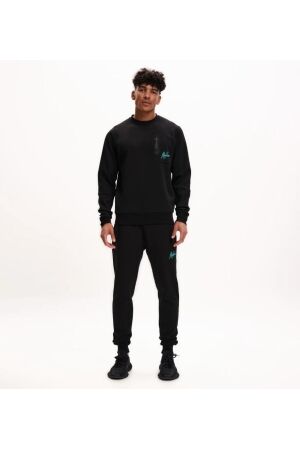 Malelions Malelions sport counter trackpants ms1-ss25-25 Trainingsbroeken 924 black/turquoise