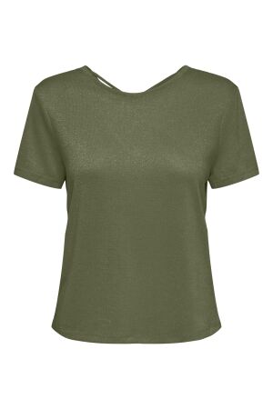 Only Only onlamber life s/s glitter top jrs T-shirts kalamata frosted almond glitter