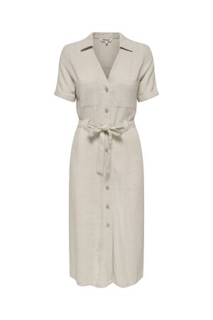 Only Only onlsiesta ss lin bl shirt dress pnt noos Lange Jurken moonbeam