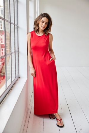 Helena Hart Helena Hart 7680 - dress soft Lange Jurken rood