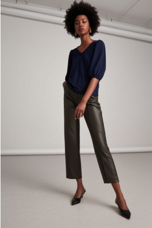 Helena Hart Helena Hart 7664 - top puff soft T-shirt Korte mouw marine