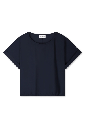 Helena Hart Helena Hart 7666 - top rose transfer T-shirt Korte mouw marine