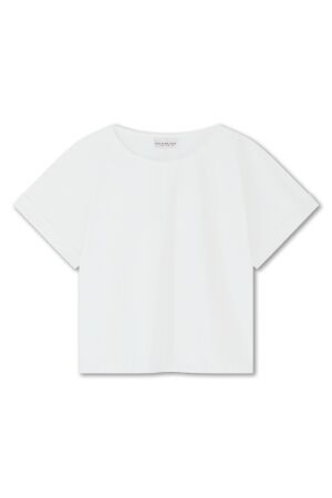 Helena Hart Helena Hart 7666 - top rose transfer T-shirt Korte mouw wit