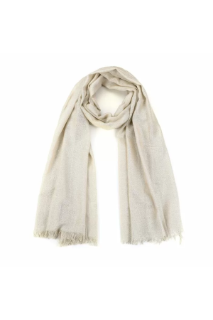 Sunset Sunset klassieke lurex sjaal - voorjaar - zomer - zacht Sjaals beige