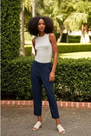Helena Hart Helena Hart 7611 - broek 7/8ste transfer Broek marine
